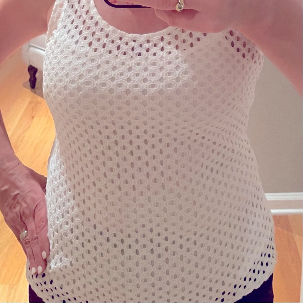 White tank top
